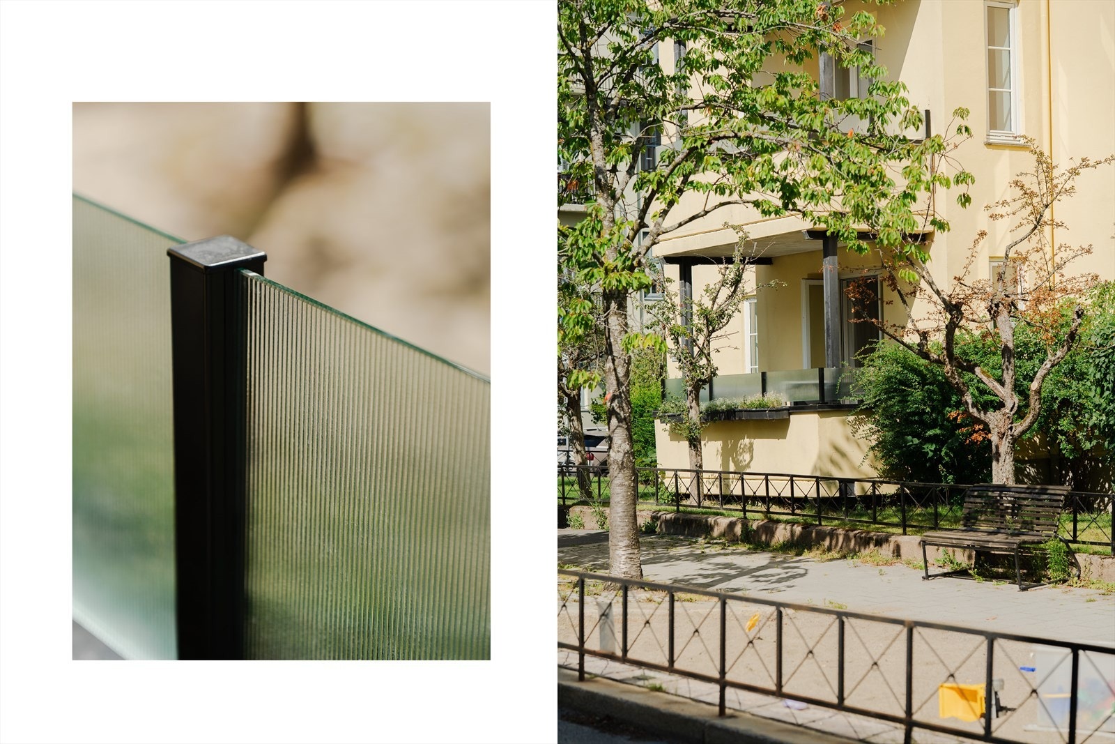 Tilbaketrukket i rolig området. Forhage som gjør denne høye 1 etasjen privat. Galleribilde