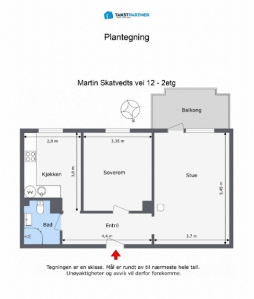 Plantegning Galleribilde