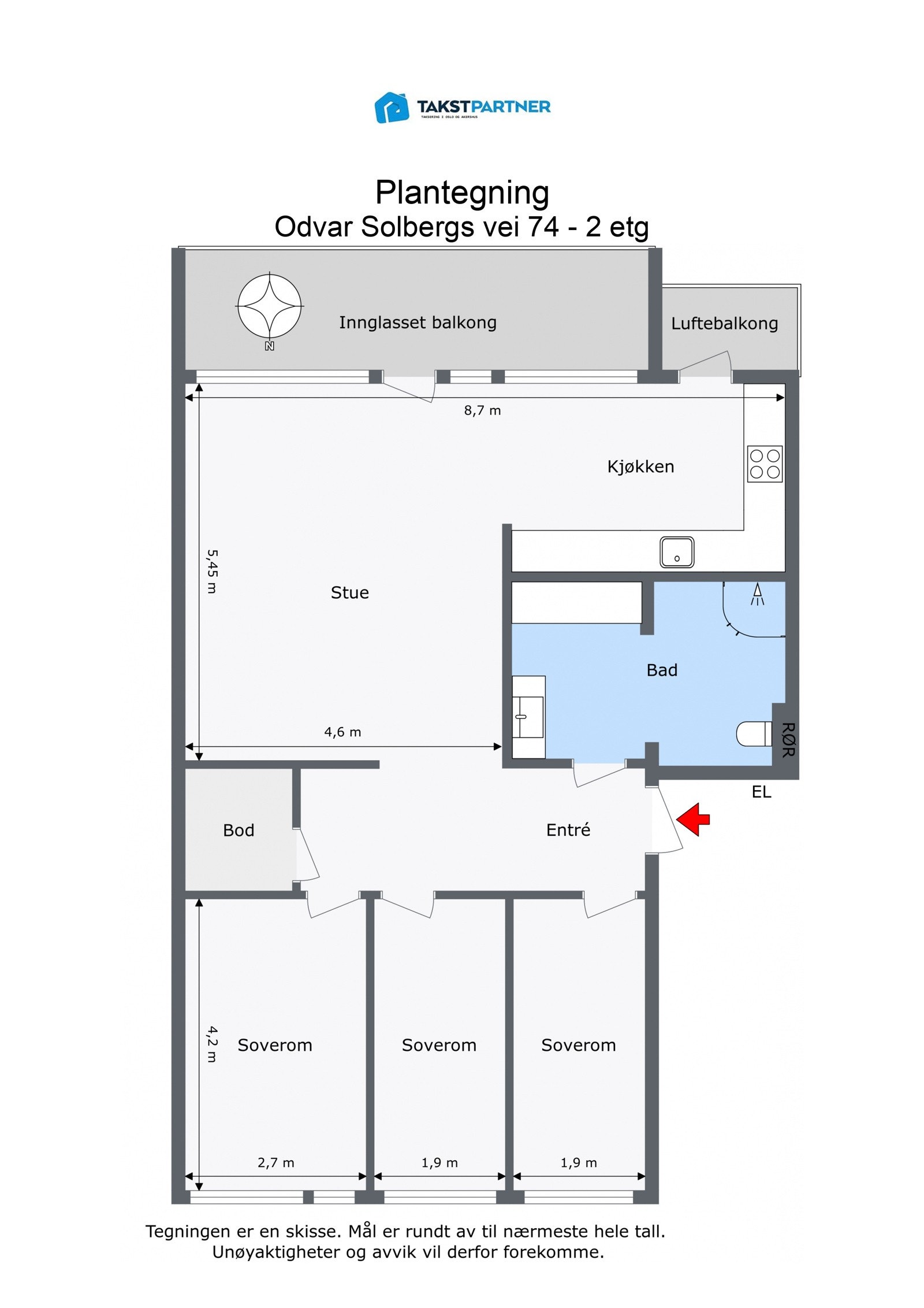 Plantegning. Galleribilde