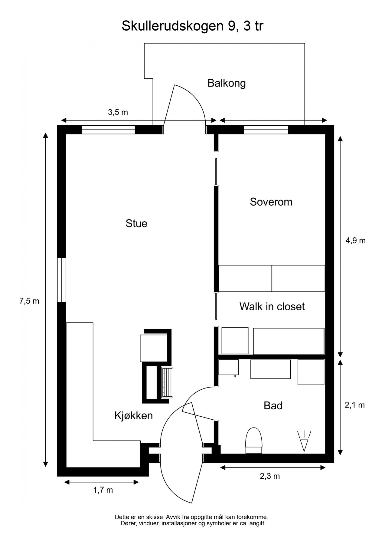 Plantegning Galleribilde