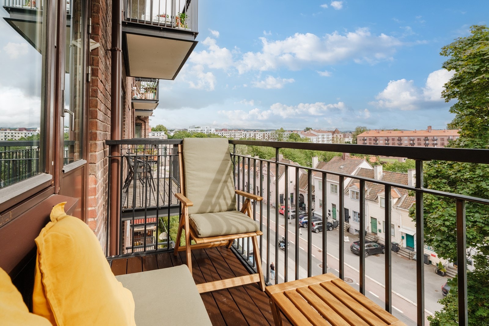 Her bor man høyt og fritt, omtrent midt på Sagene. Galleribilde