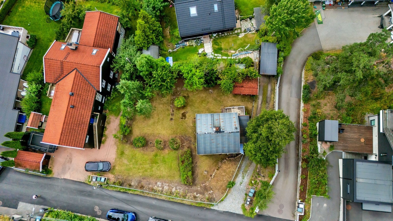 Privat blindvei rett ved Marka. Galleribilde