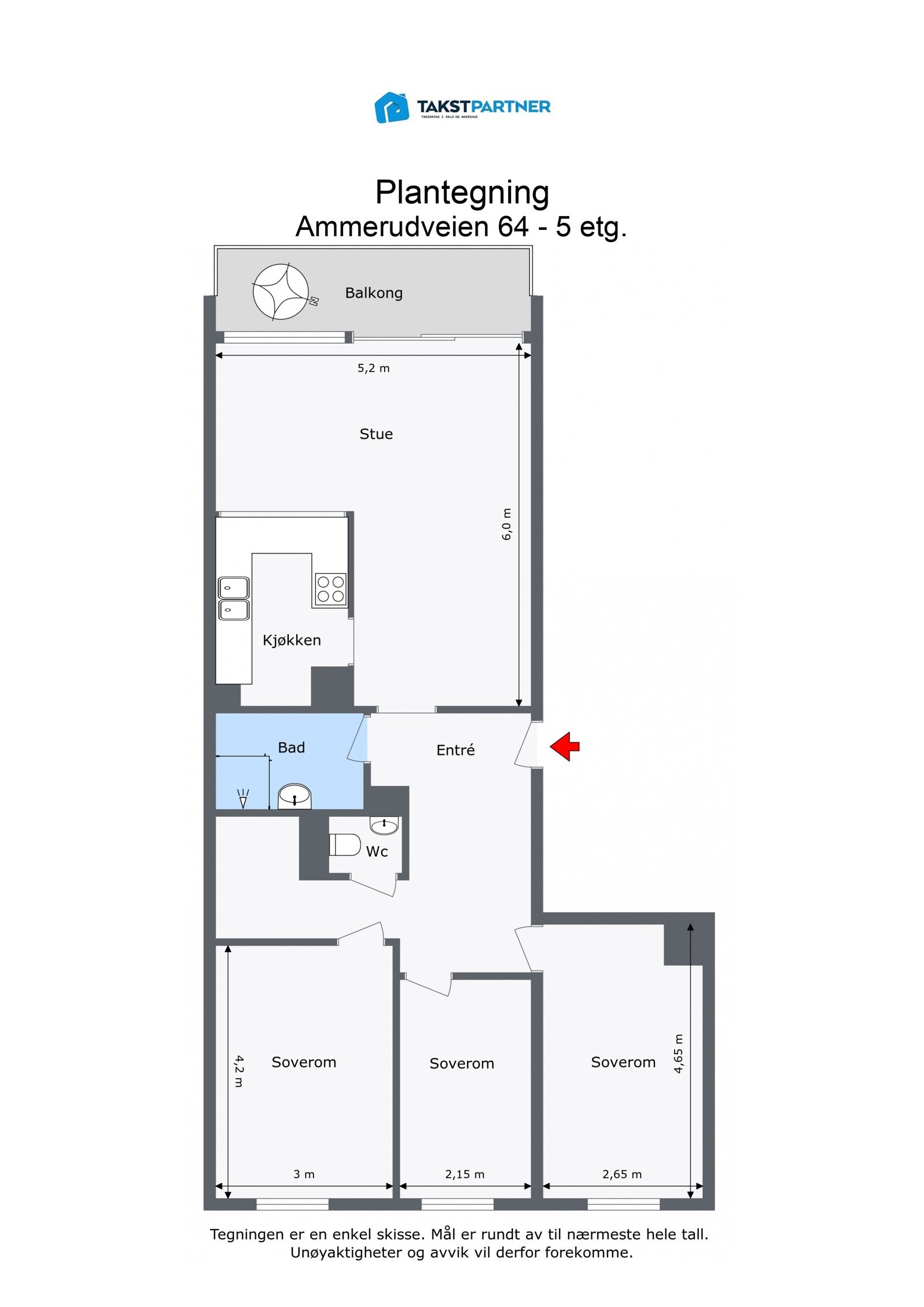 Plantegning Galleribilde