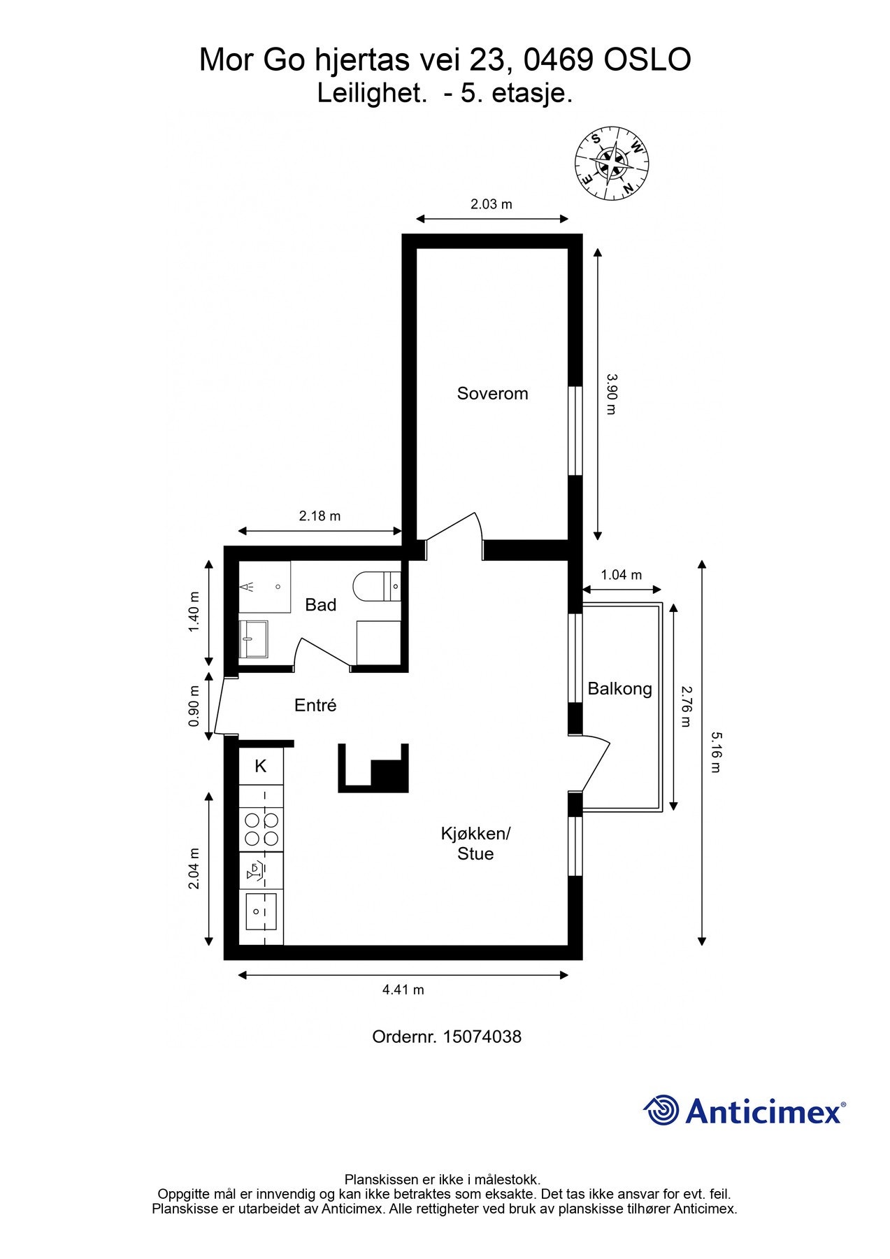 Vi begynner med plantegningen slik at du får god oversikt før du blar videre. Galleribilde
