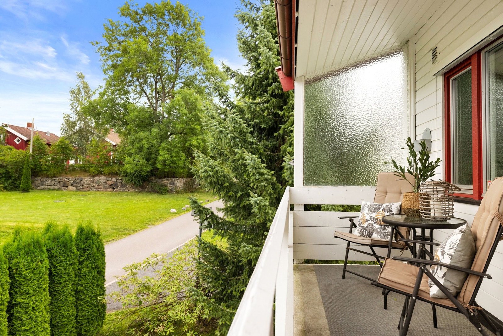 Et fint sted å nyte morgenkaffen Galleribilde