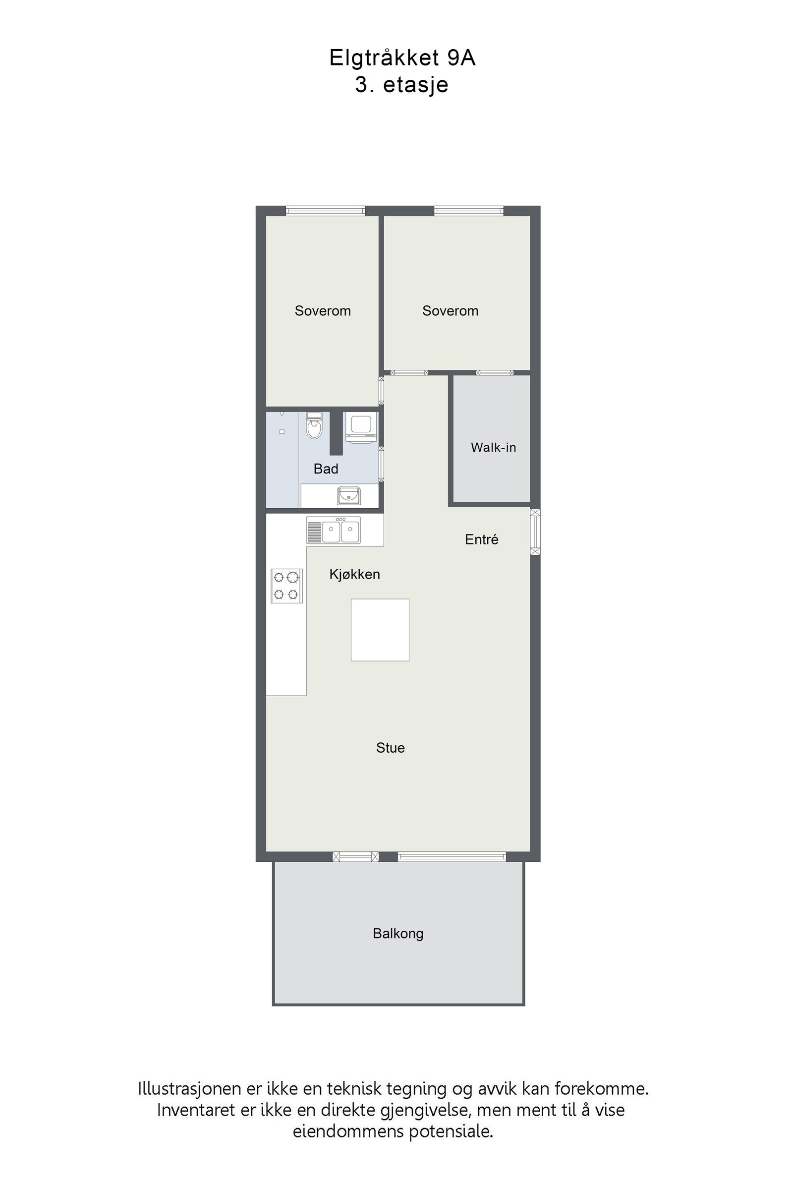 Plantegning. Galleribilde