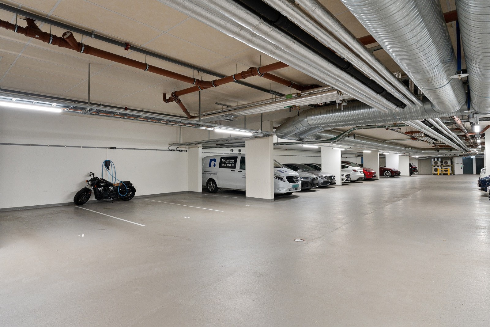Det påløper et eget eierskiftegebyr på garasjen som faktureres direkte til kjøper fra Obos. Galleribilde