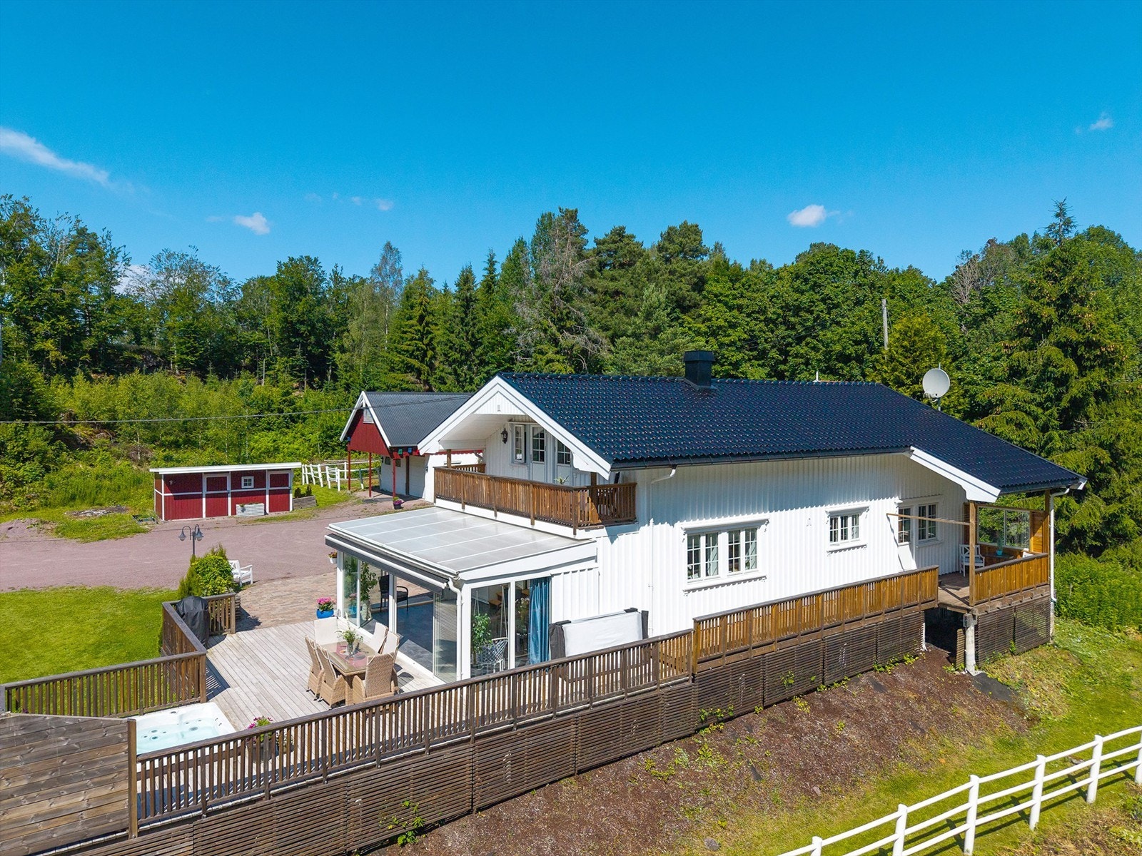 Solrike og usjenerte uteplasser! Galleribilde