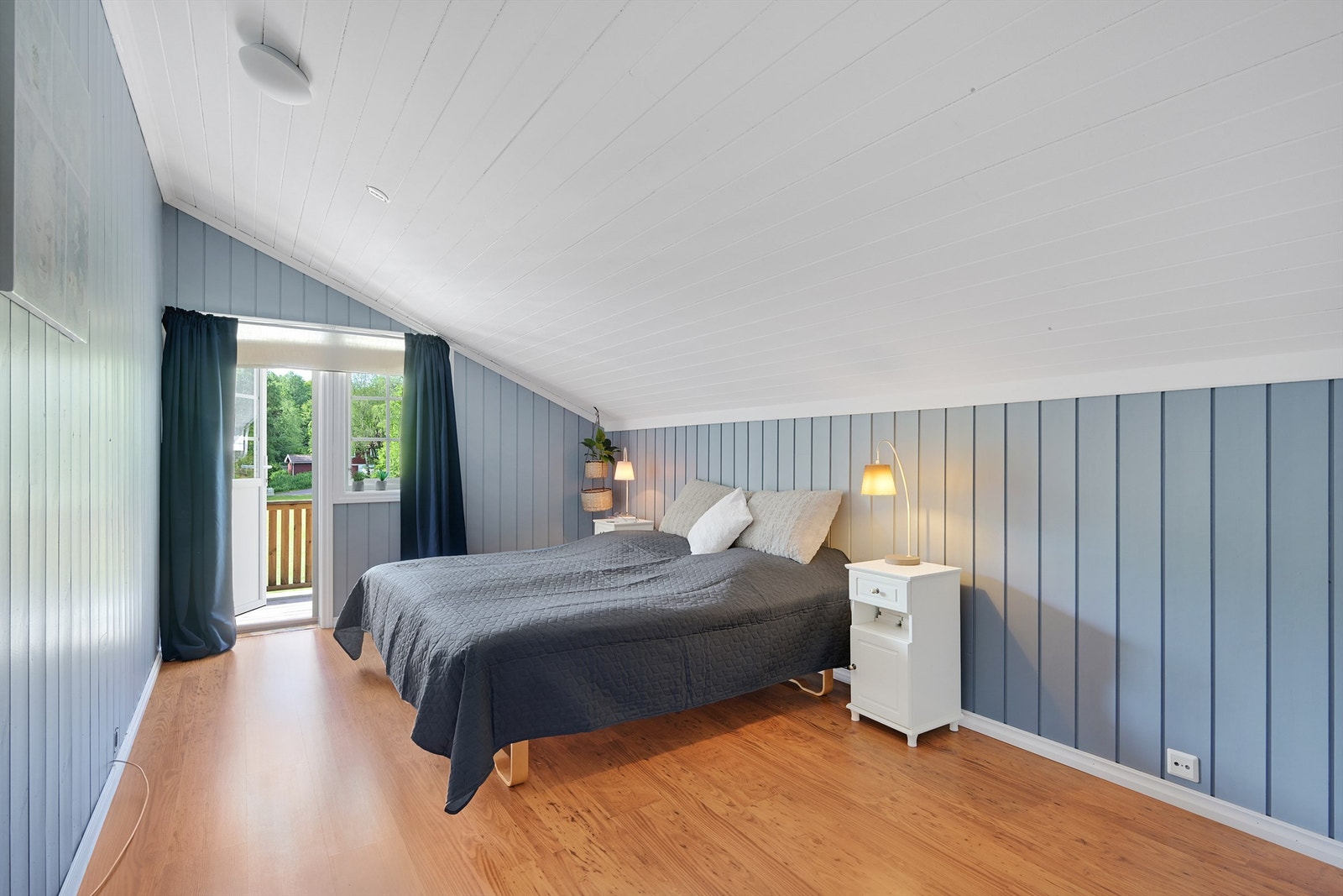 Soverom med utgang balkong Galleribilde