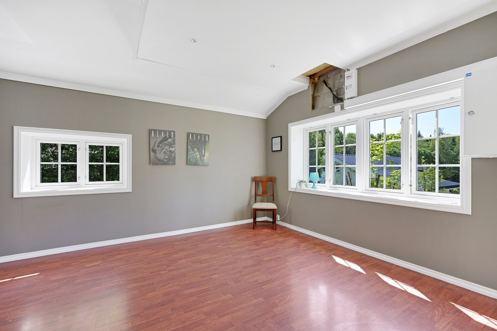 Annekset har innlagt strøm. Ikke godkjent for varig opphold. Galleribilde