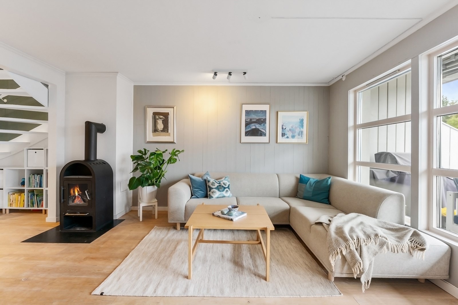 Godt plassert peisovn sikrer hygge også på kalde vinterdager Galleribilde