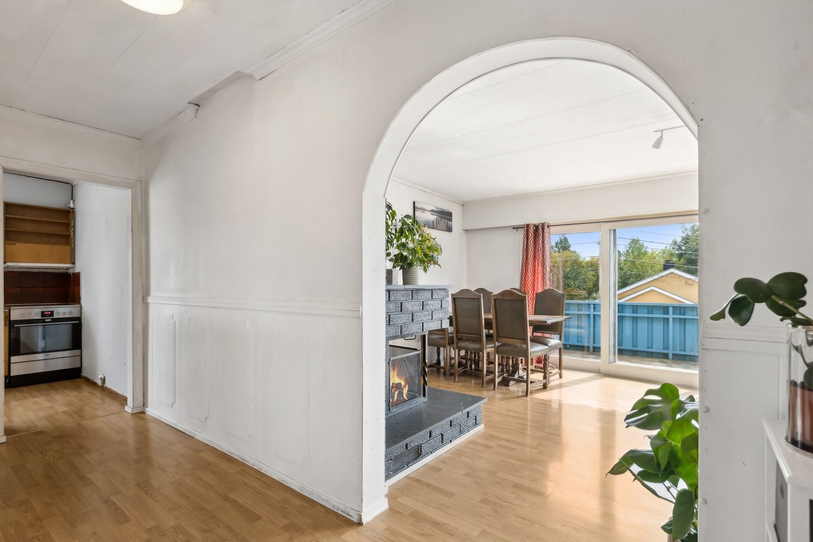 Noen av leilighetens overflater har behov for oppgradering. Galleribilde