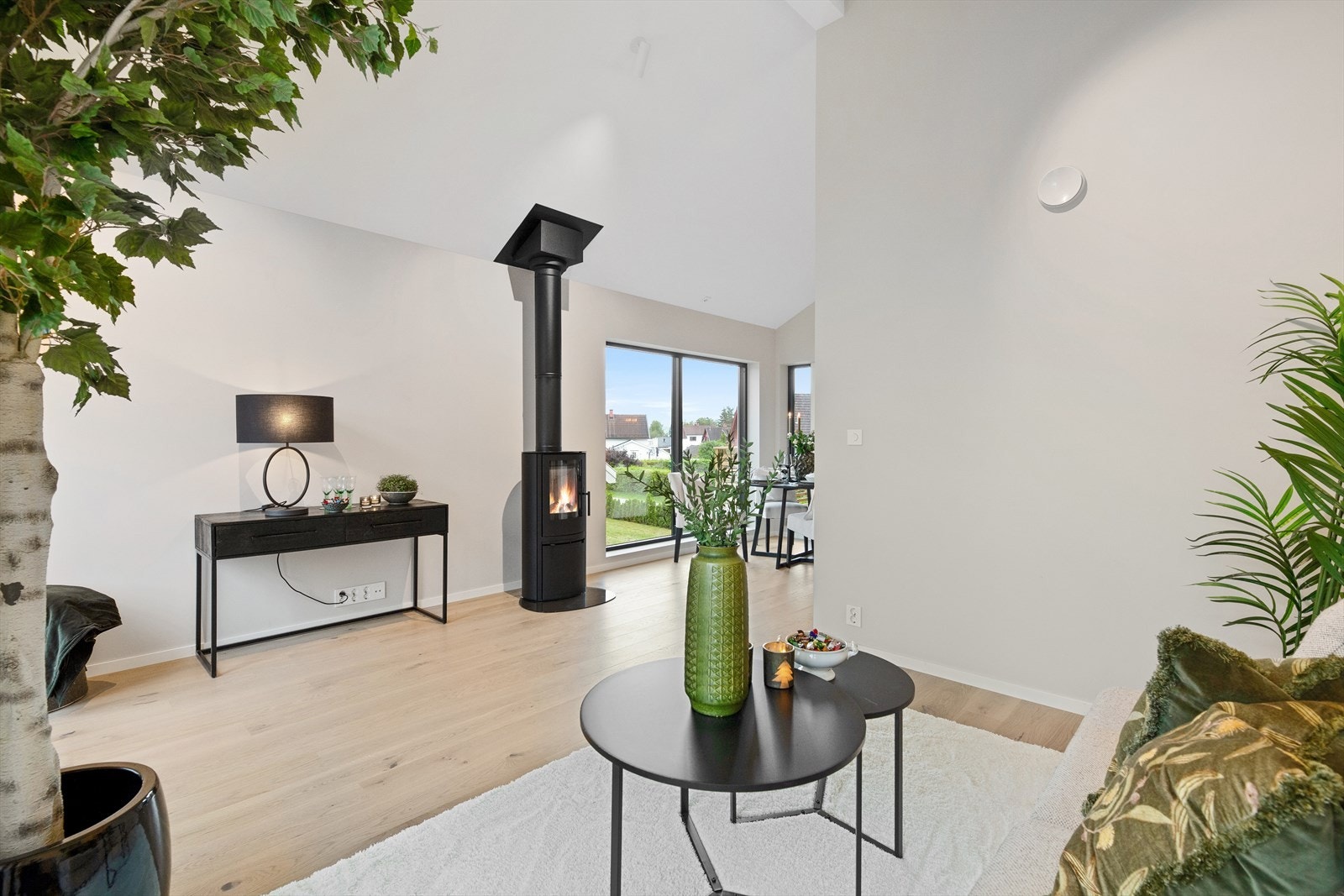 Peisovnen i stuen varmer godt. Galleribilde