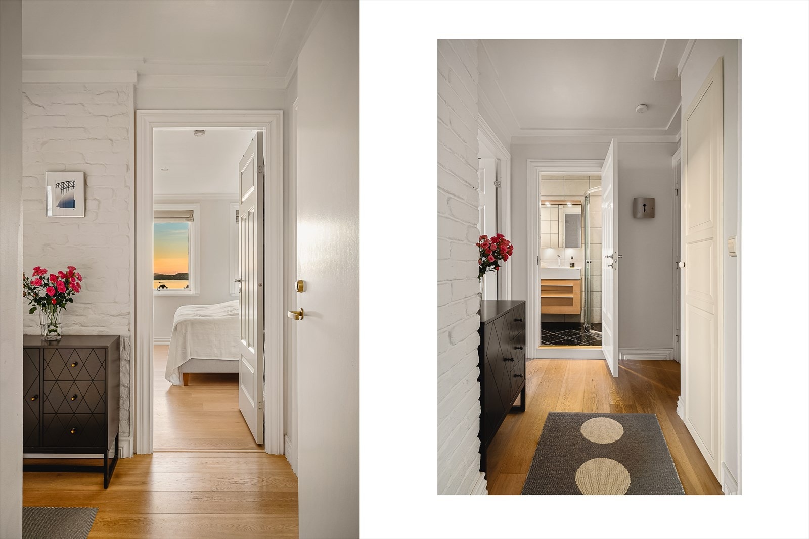 Her er det plass til å innrede med kommode og løsninger for oppheng av yttertøy og annen bekledning Galleribilde
