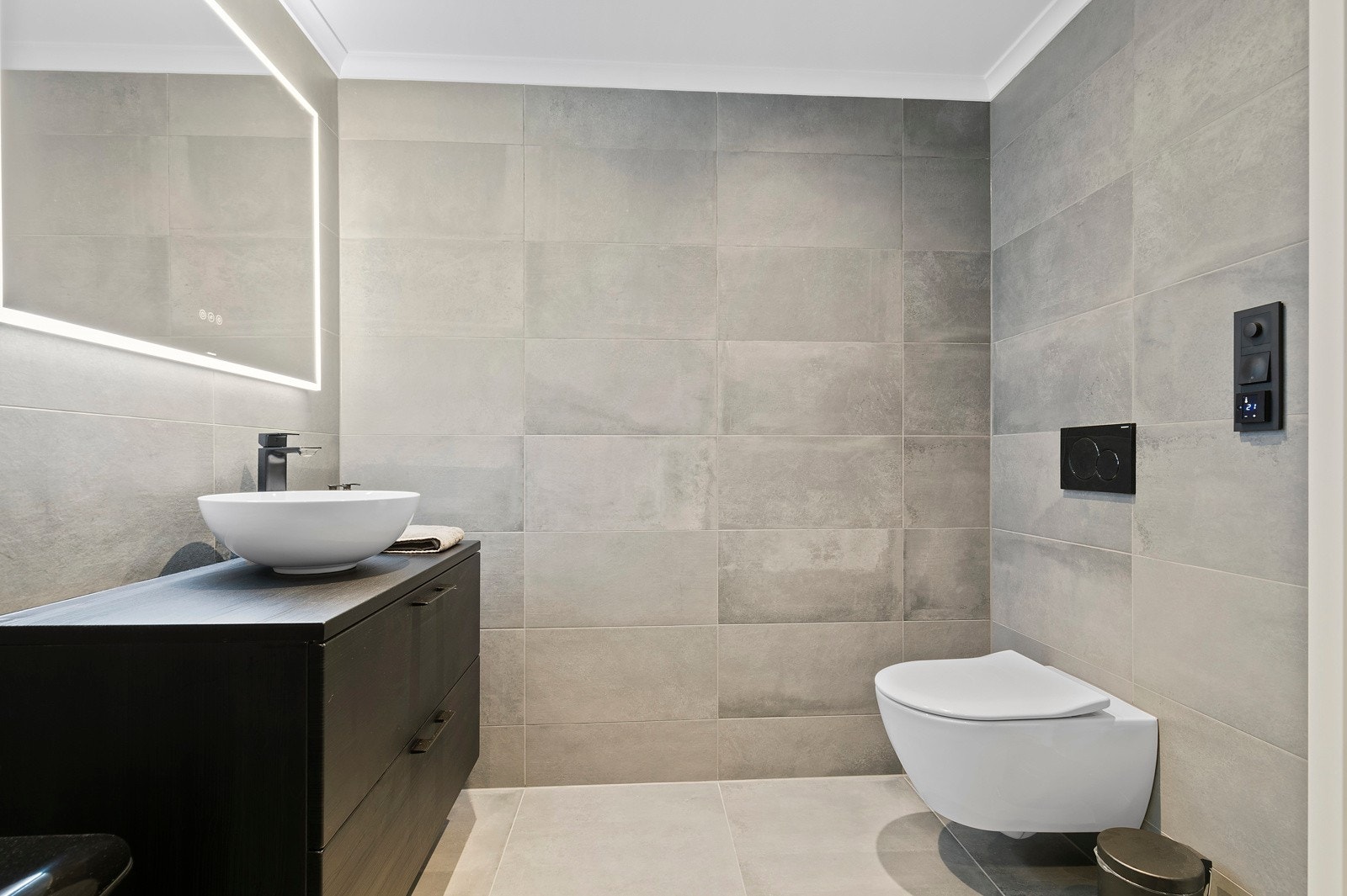 Baderomsinnredningen er fra Viking bad Galleribilde