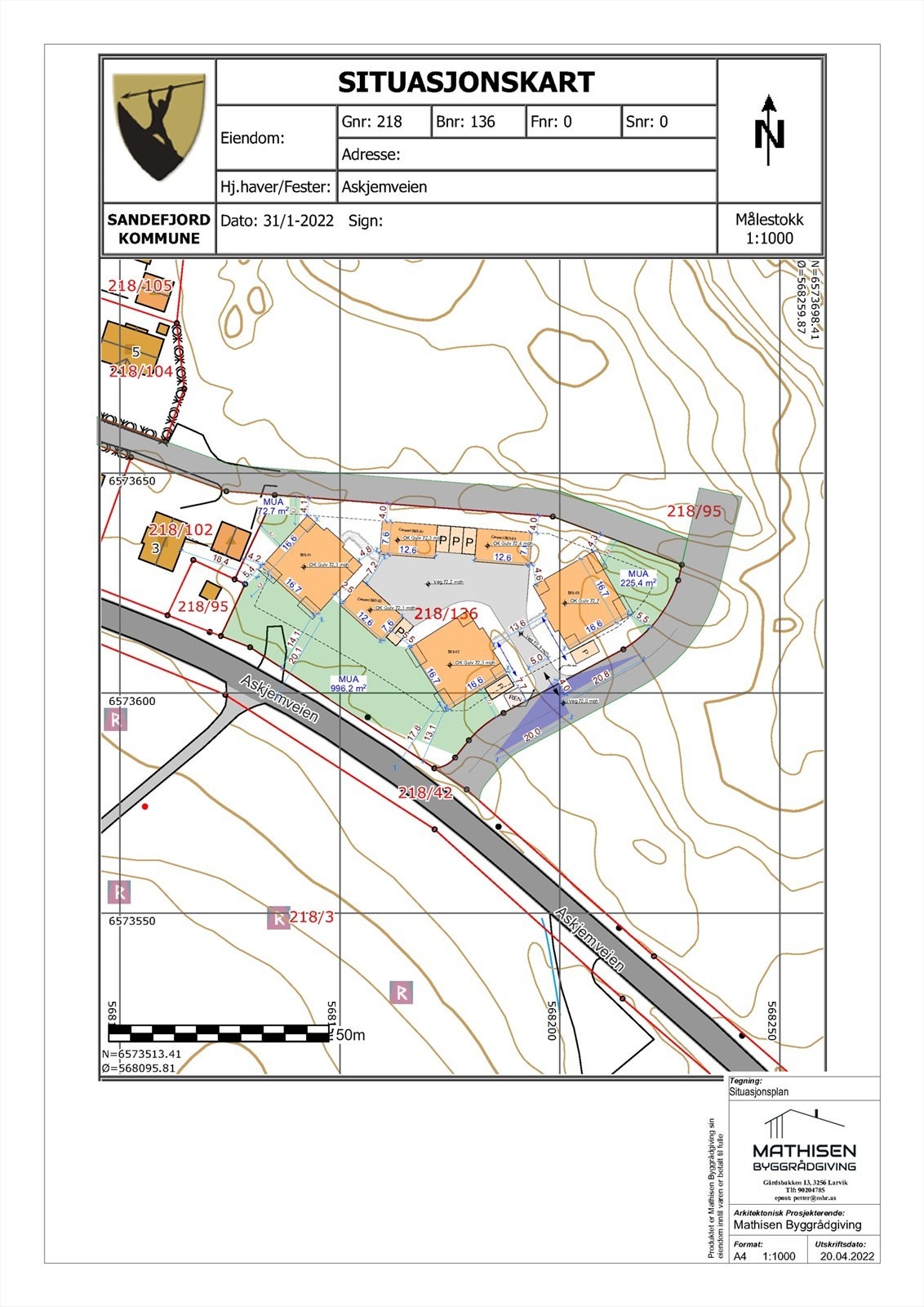 Situasjonsplan Galleribilde