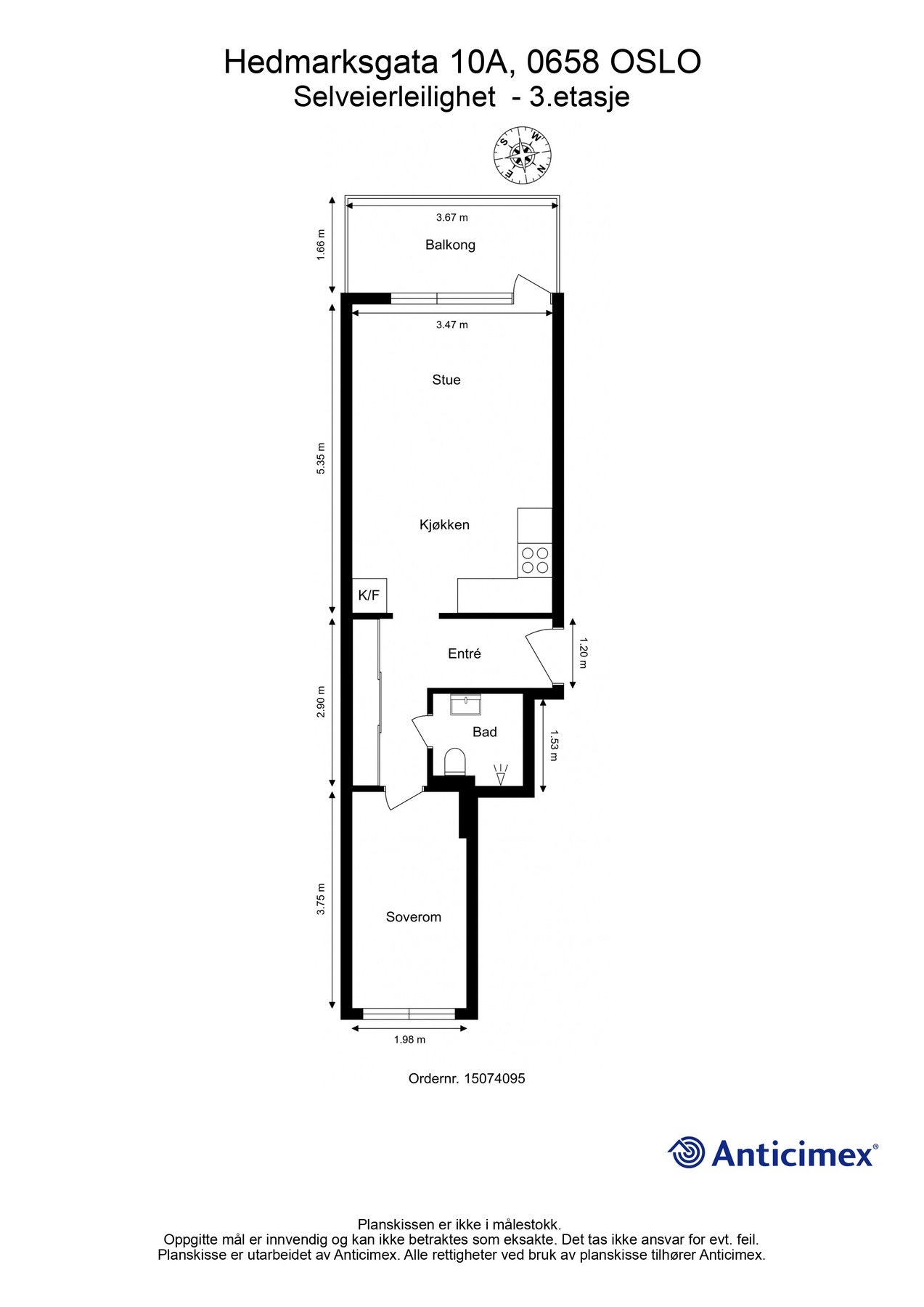 Dagens planløsning. Galleribilde