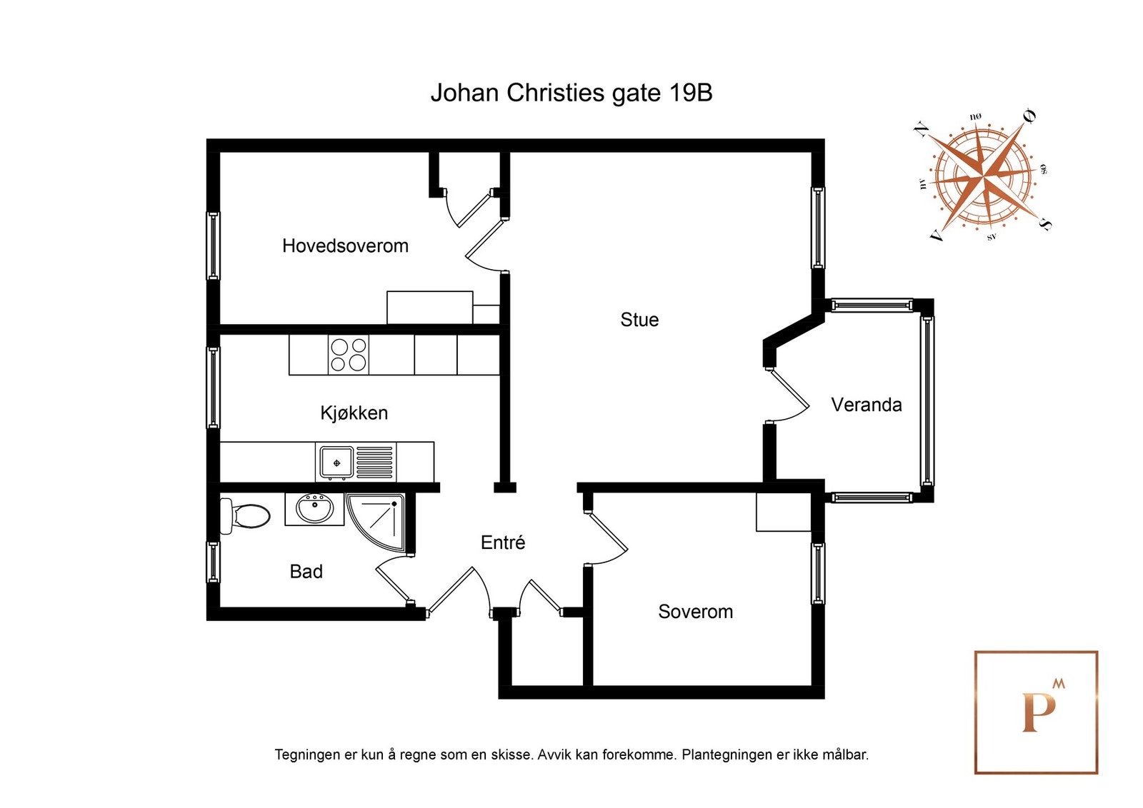 Plantegning Galleribilde