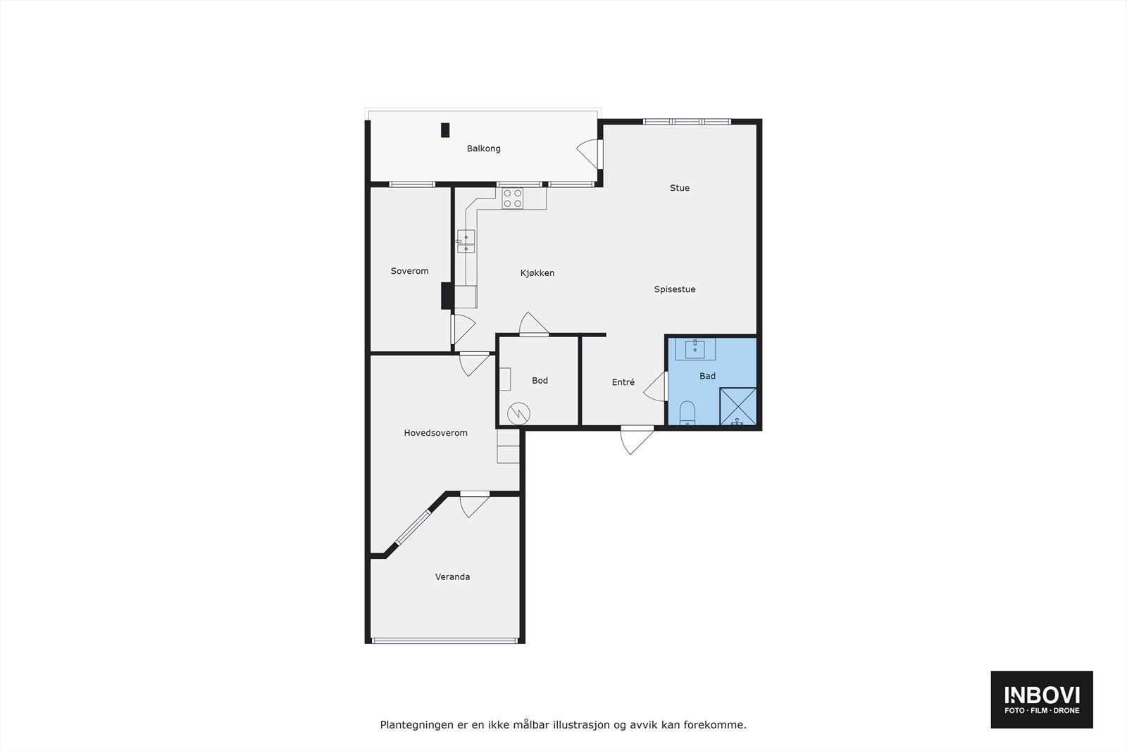 Plantegning Galleribilde