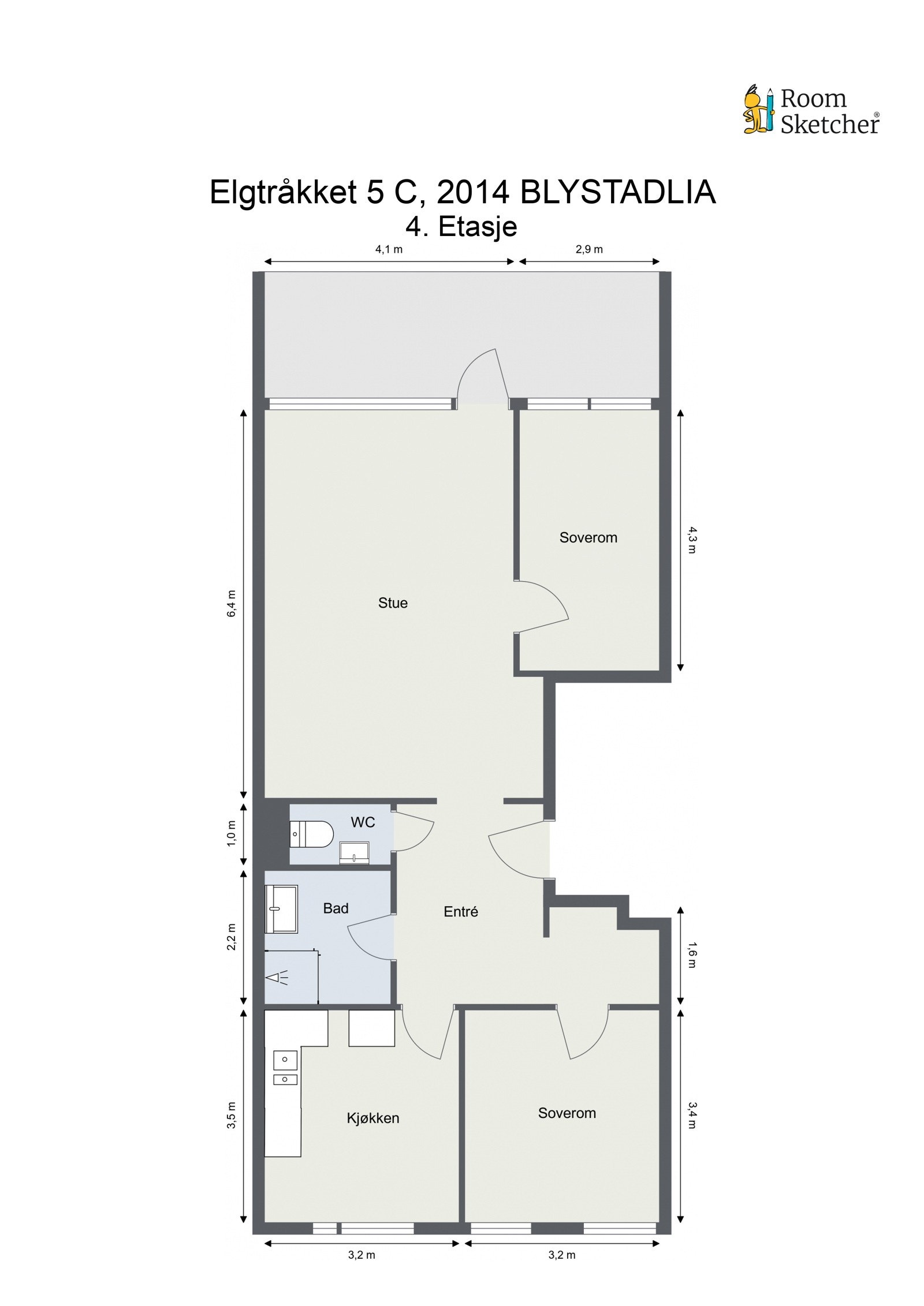 Plantegning Galleribilde