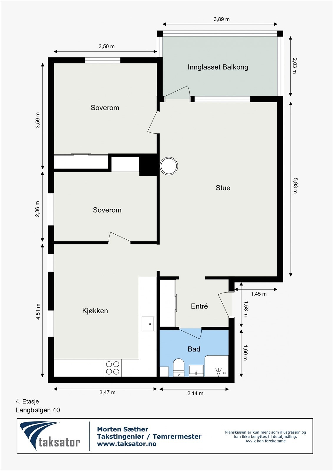 Plantegning Galleribilde