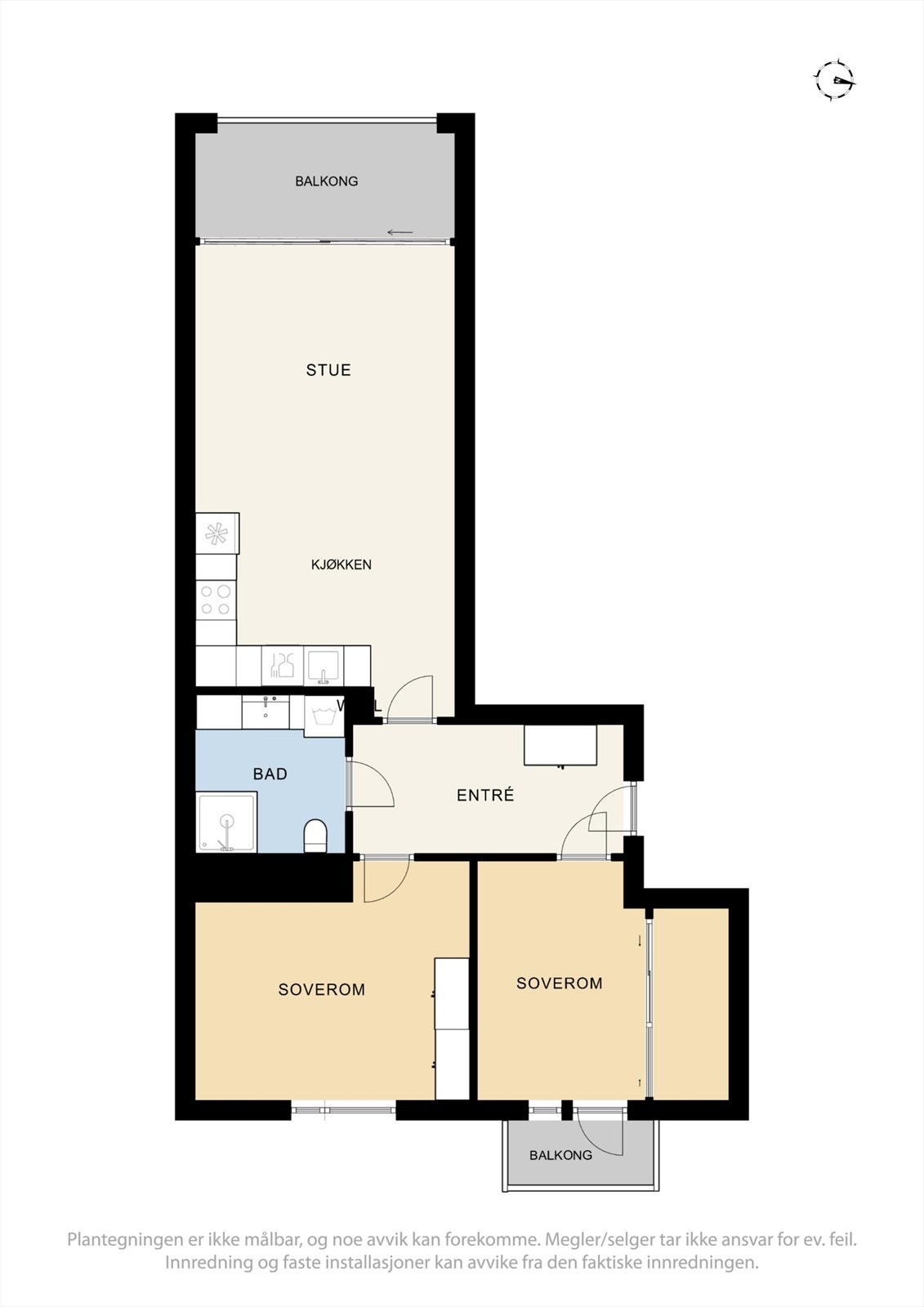 Plantegning Galleribilde