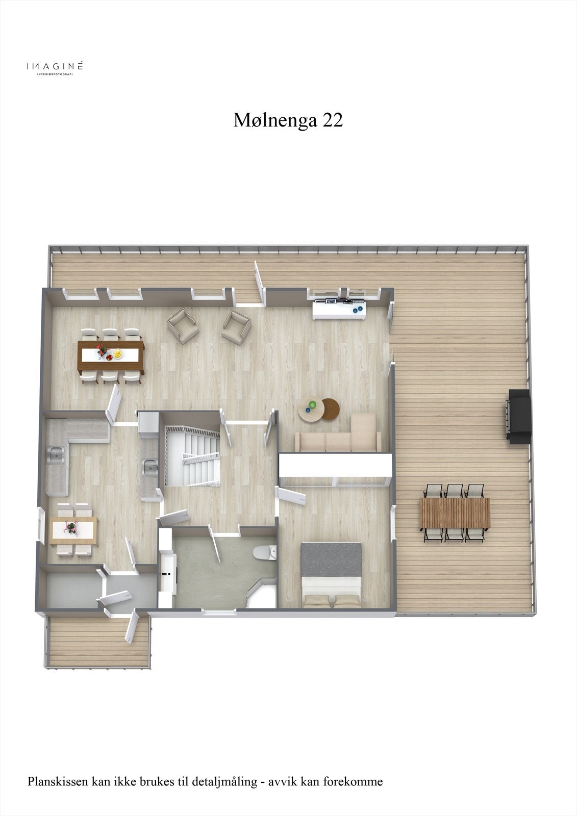 Mølnenga 22 - 3D - 2 etg Galleribilde