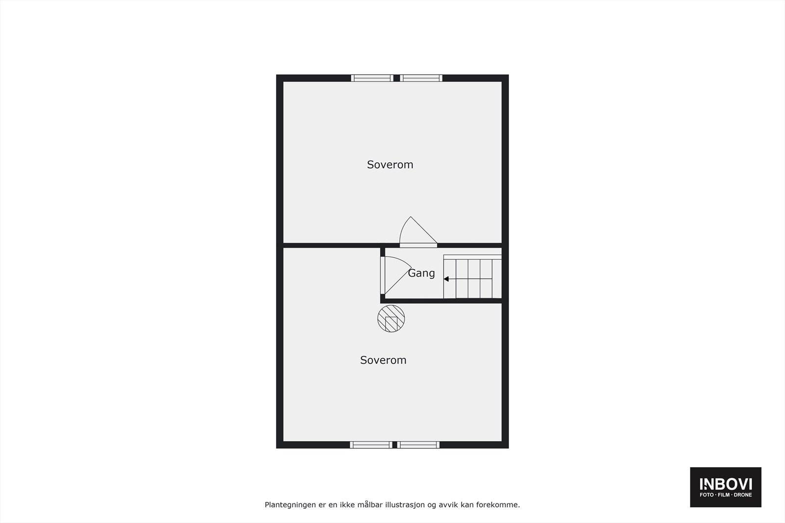 Planskisse - Loftetasje Galleribilde