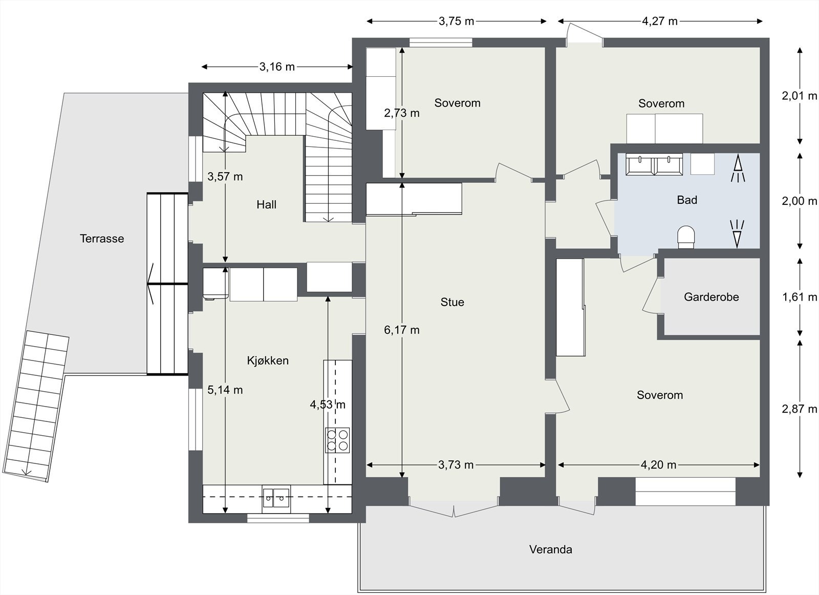 1. etasje Galleribilde