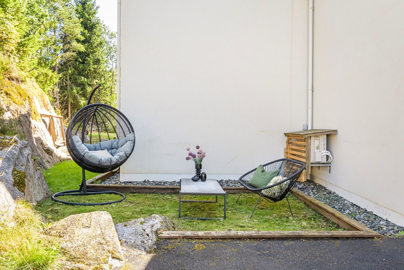 Her kan du nyte late sommerdager i rolige omgivelser. Galleribilde