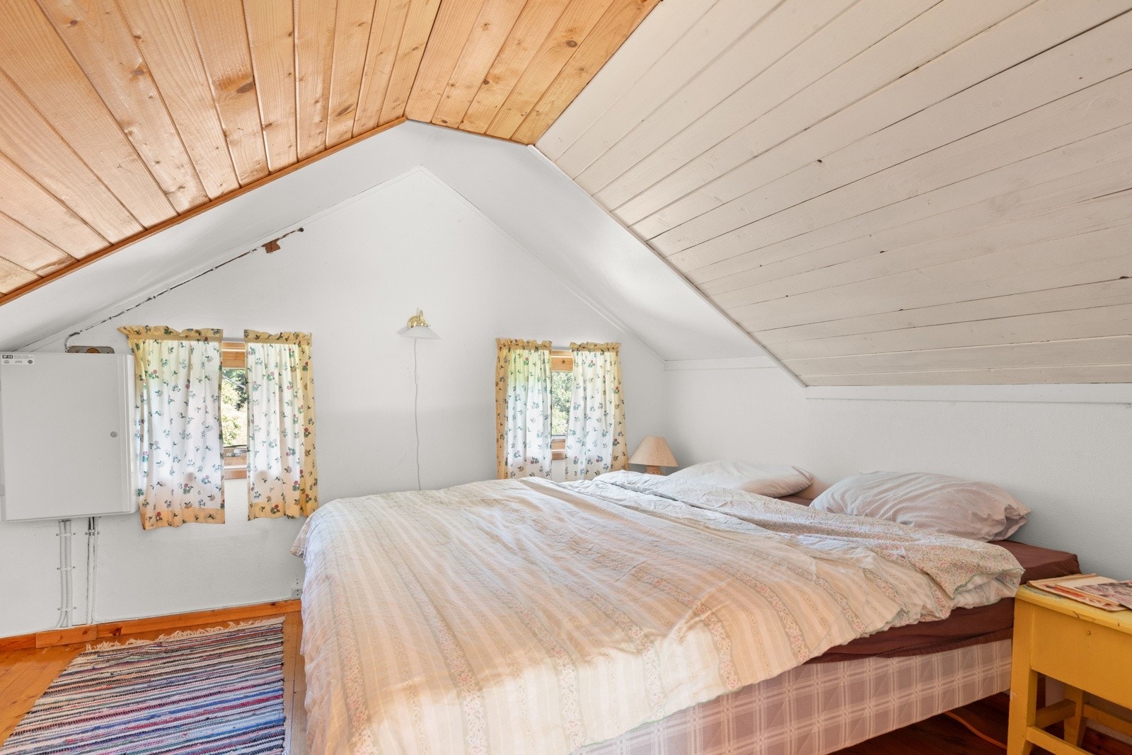 Videre innover er det god plass til en dobbeltseng. Galleribilde