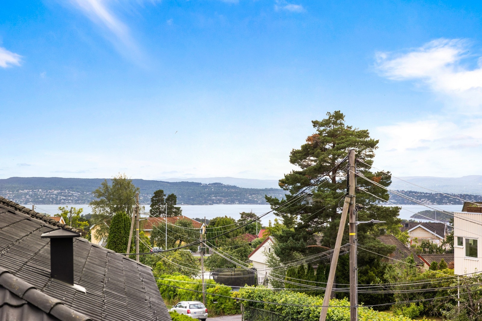 Flott fjordutsikt Galleribilde