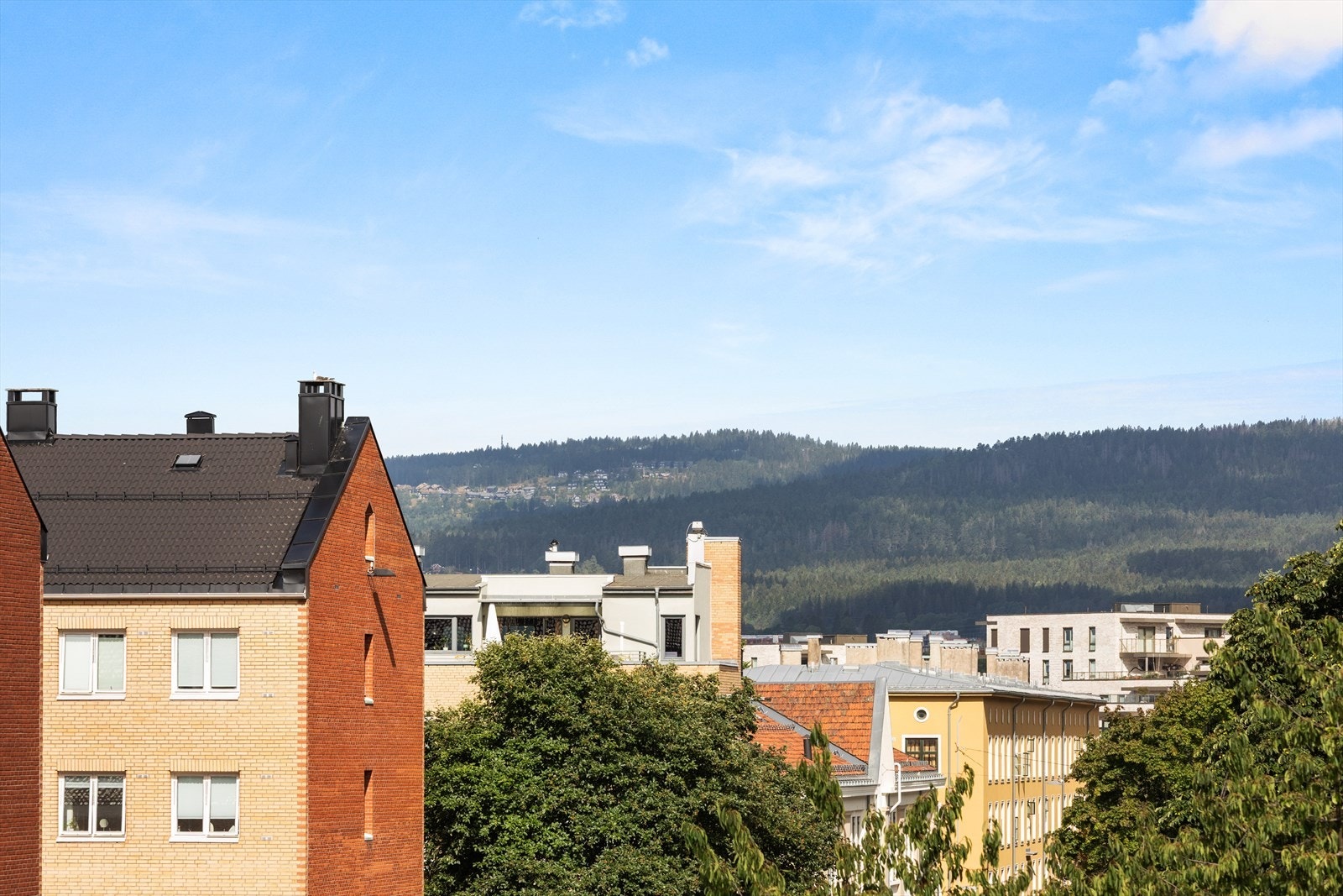 Flott utsikt fra balkongen. Galleribilde