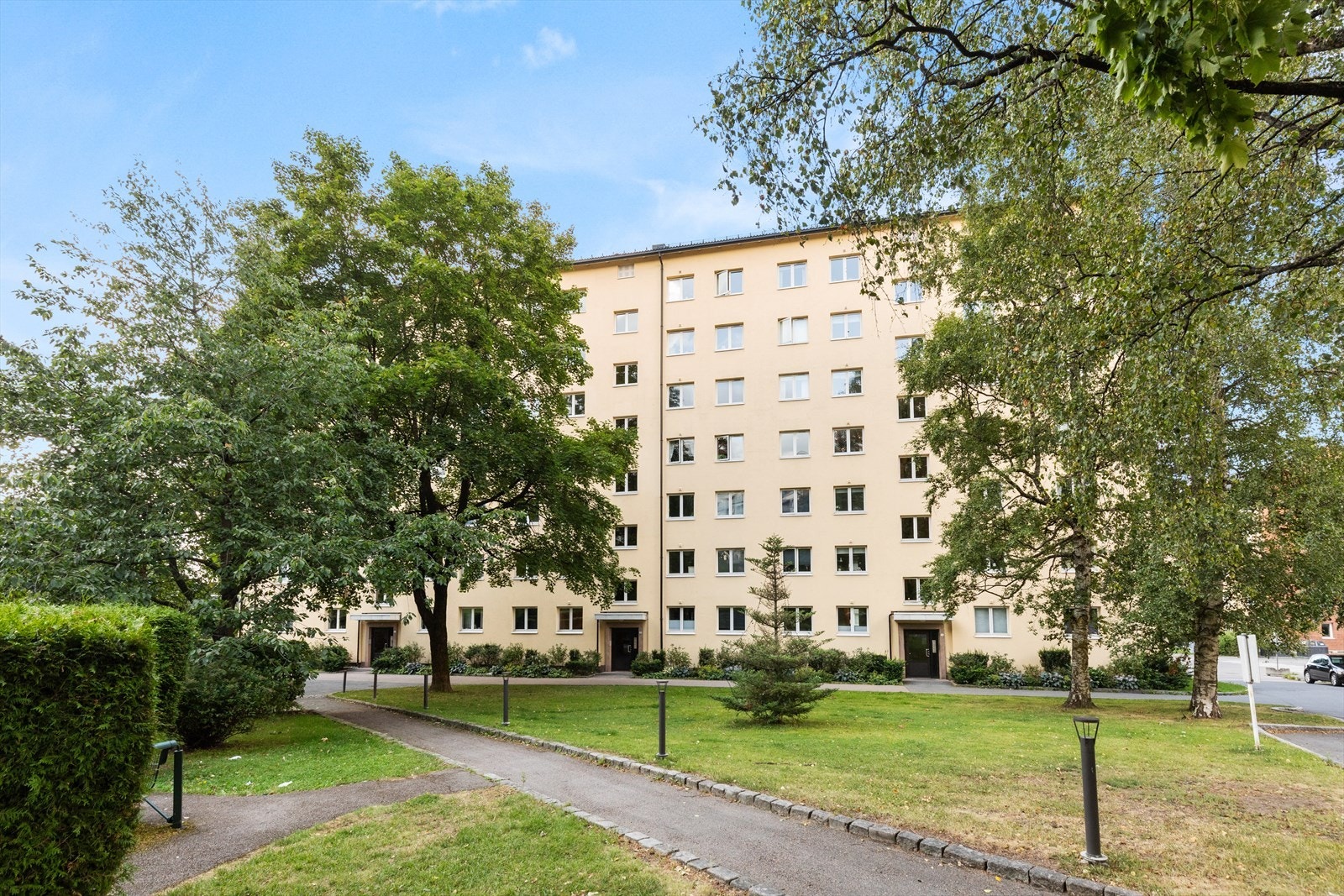 Fasaden til Birch-Reichenwalds gate 24. Galleribilde