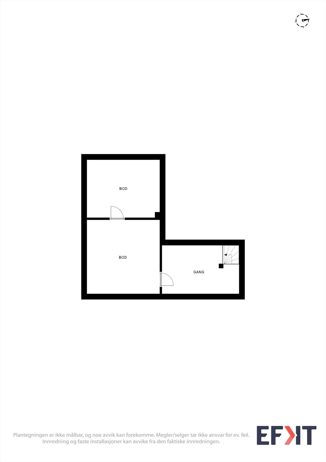 Plantegning kjeller Galleribilde