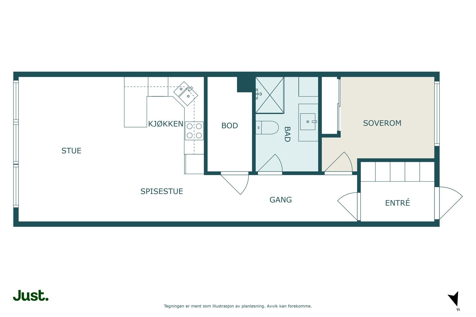 Planskisse Galleribilde