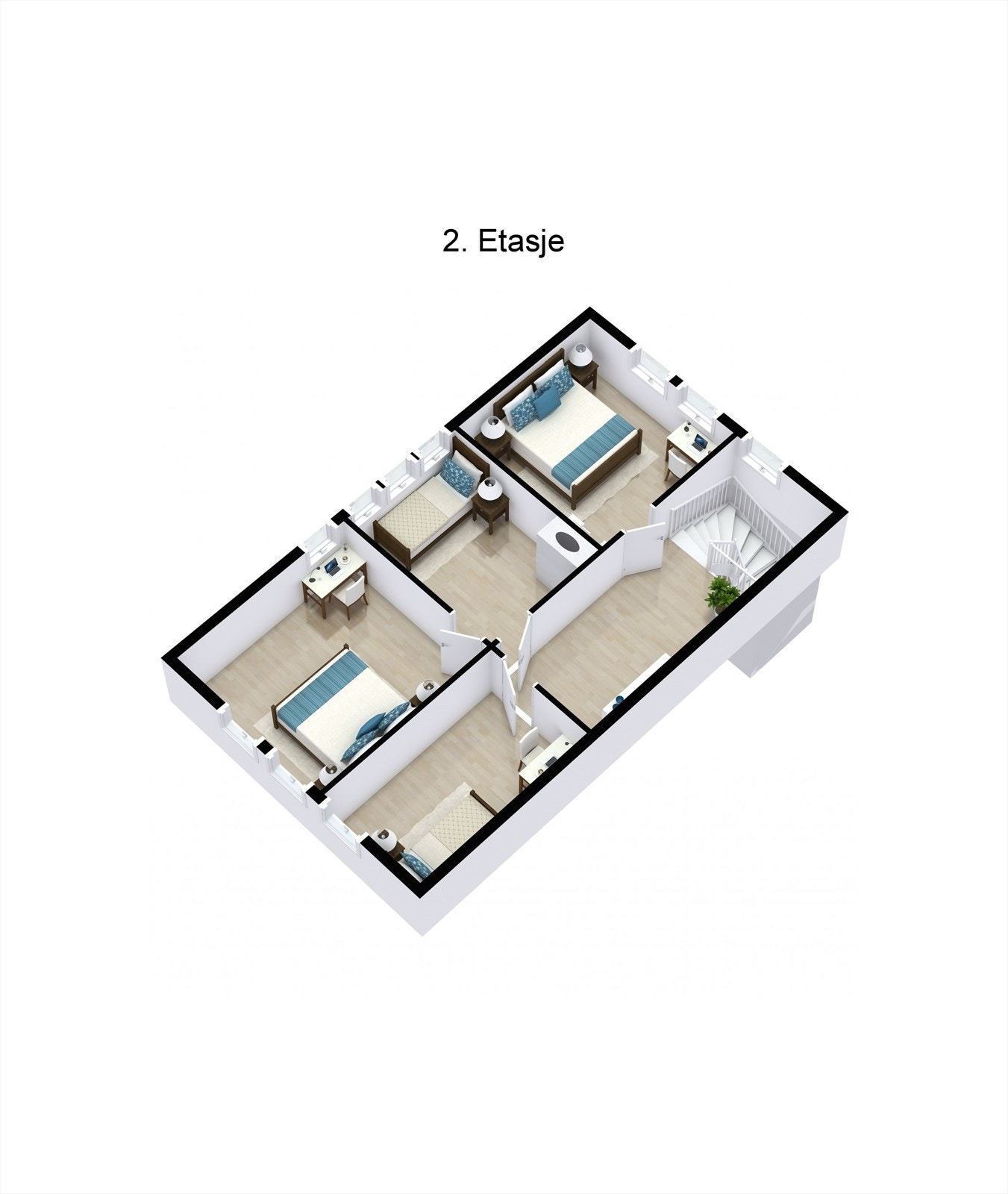 2. Etasje 3D Galleribilde