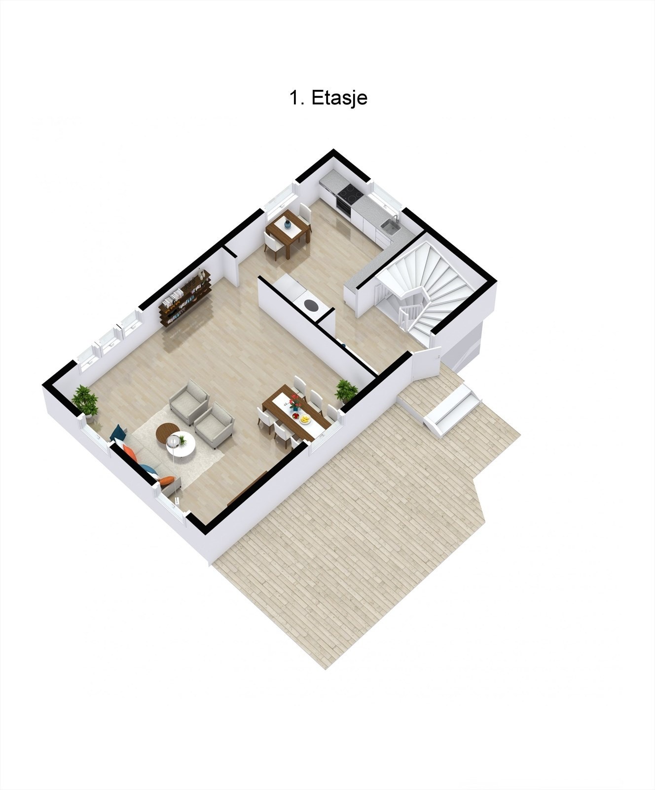 1. etasje 3D Galleribilde