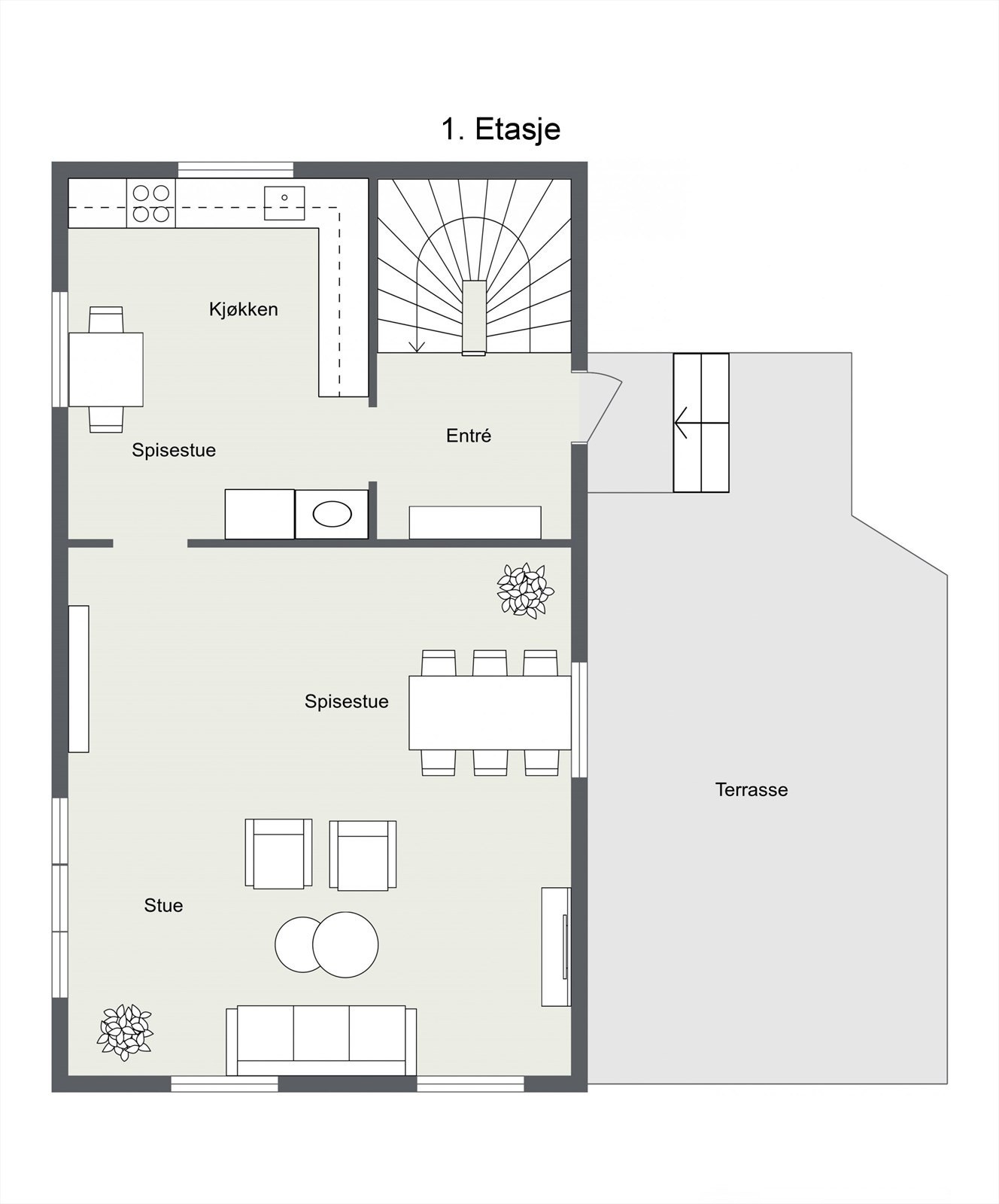 -1. Etasje- Galleribilde