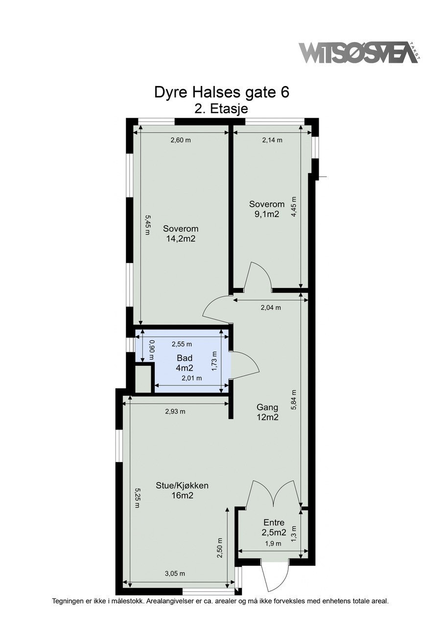 Planskisse. Her er det mulig å etablere et ekstra soverom. Galleribilde