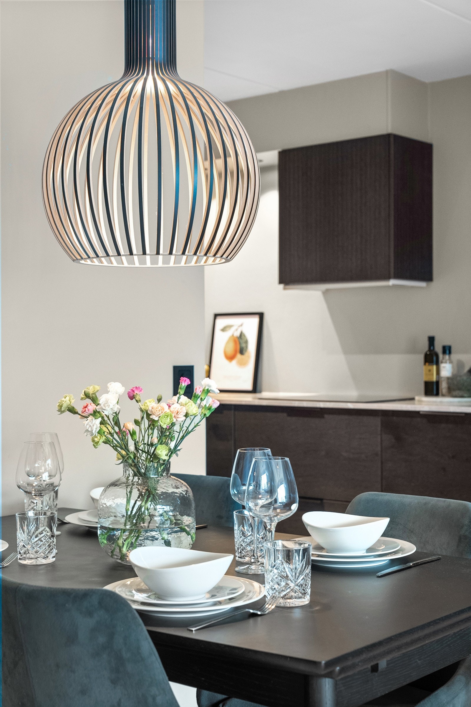 Detaljer - spiseplassen. Galleribilde