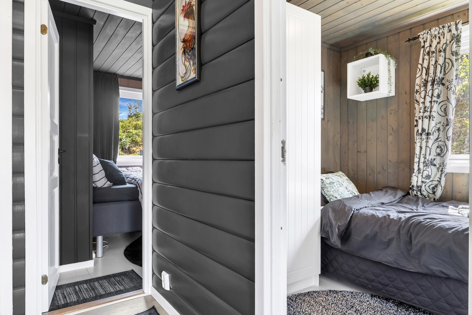 - Hytta har 3 soverom - Galleribilde