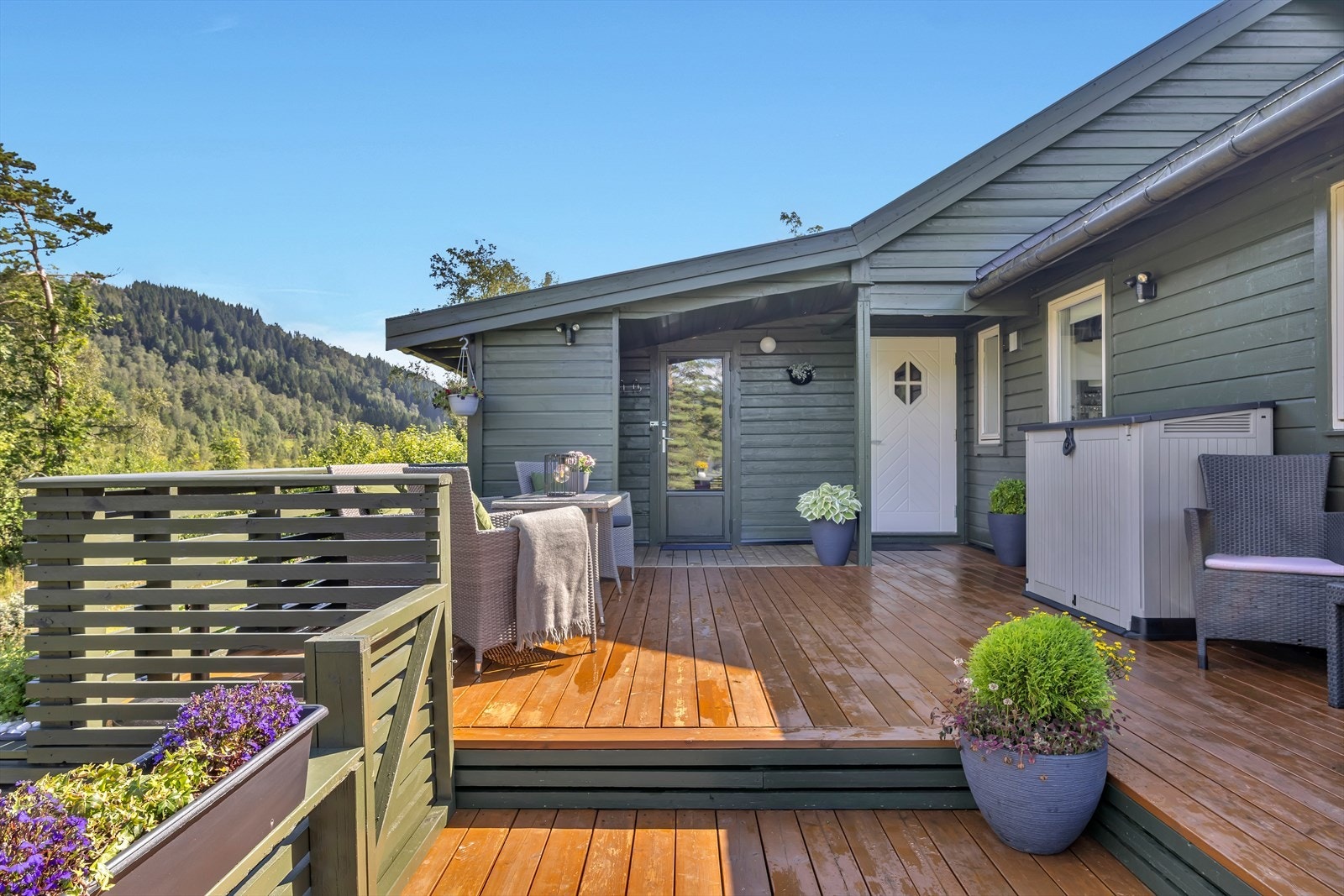 - Hytten disponerer en parkeringsplass like utenfor tomten - Galleribilde