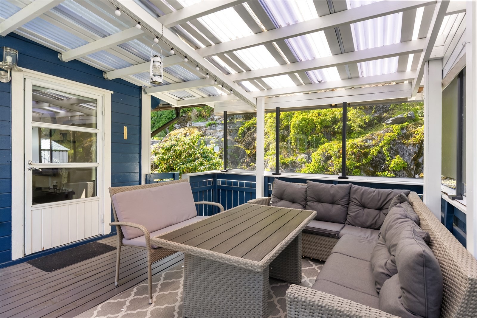 Overbygget terrasse Galleribilde