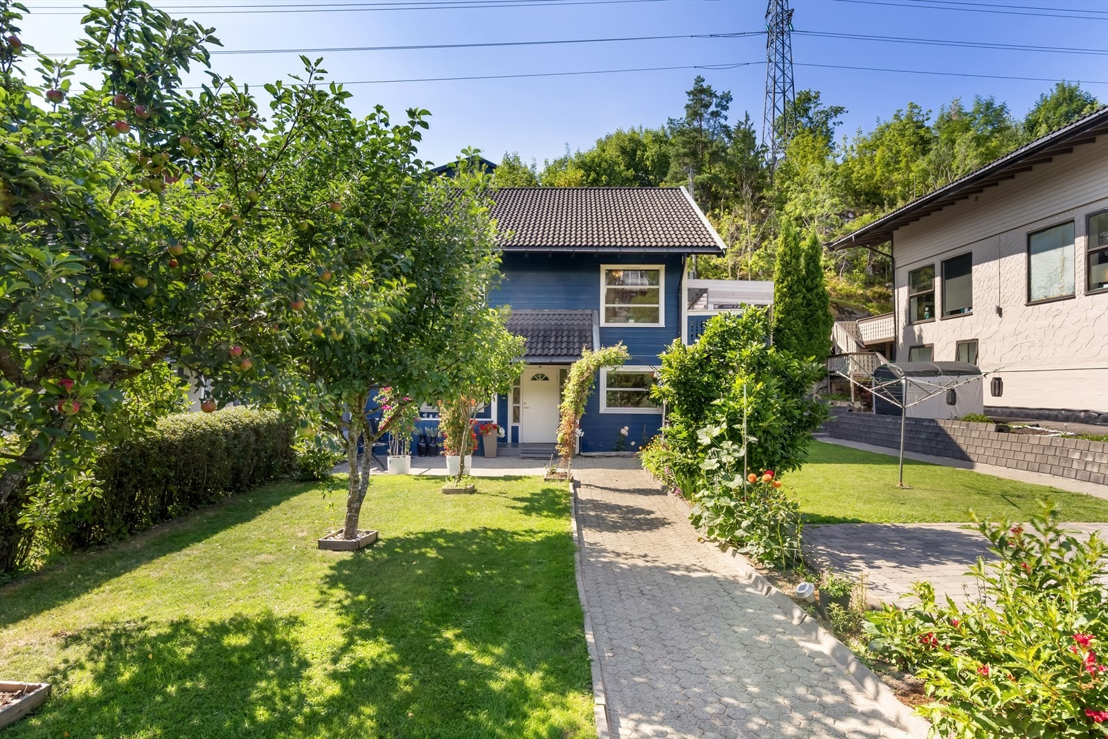 Flott opparbeidet hage Galleribilde