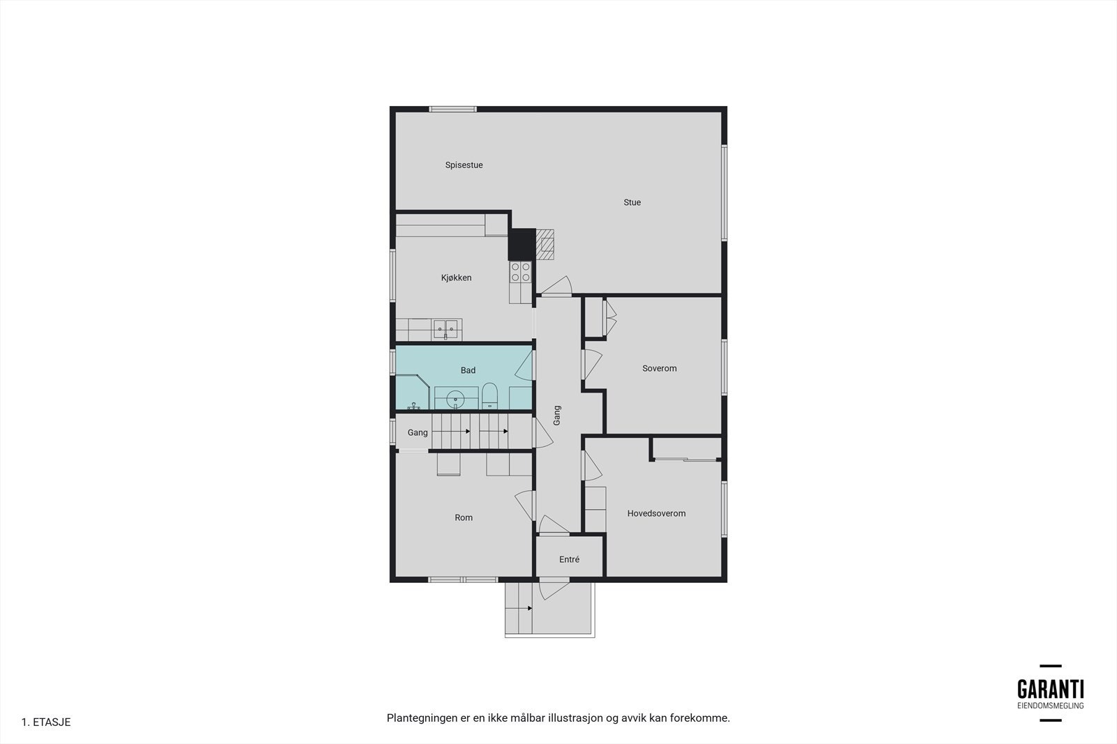 - Planteikning hovudetasjen - Galleribilde