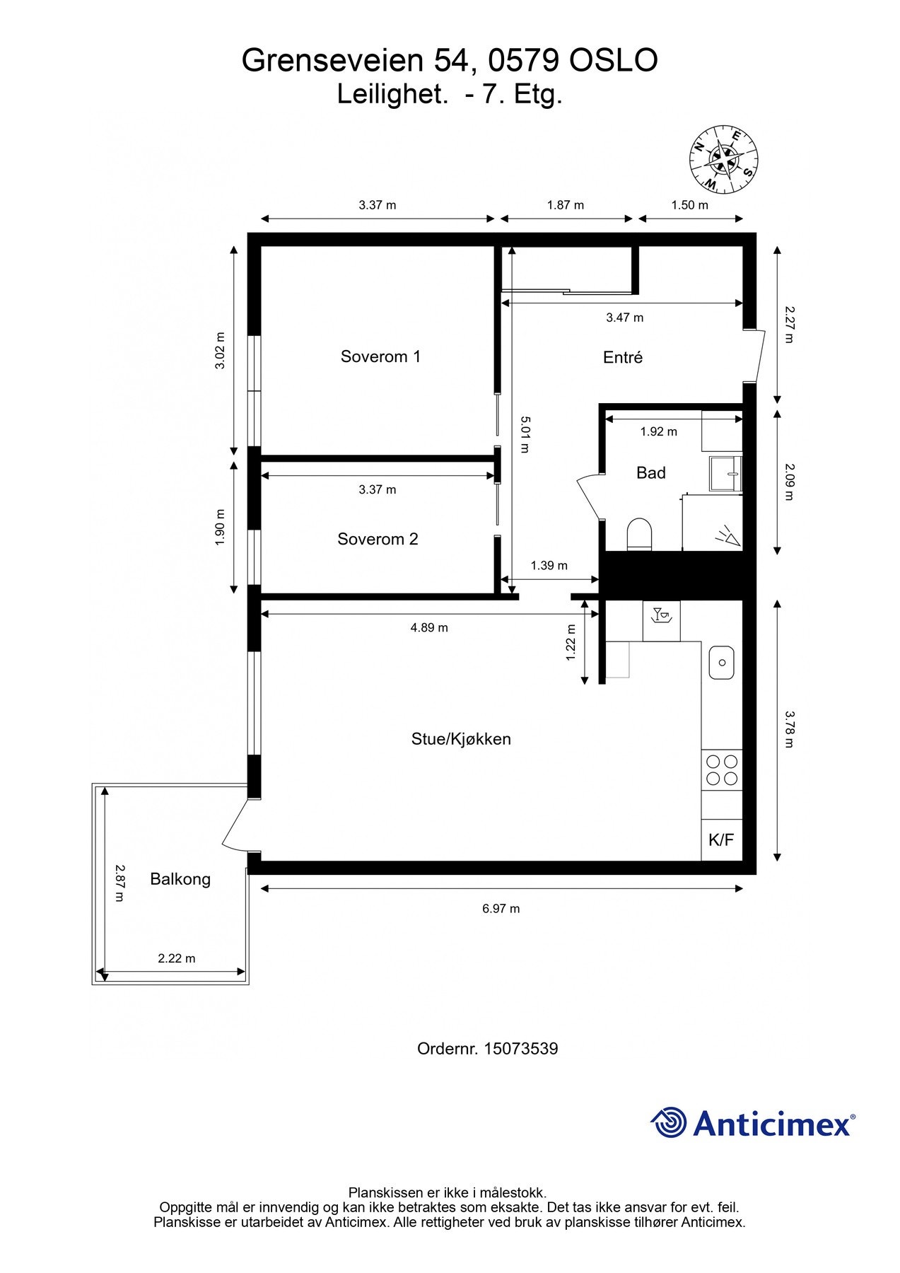 Plantegning. Galleribilde