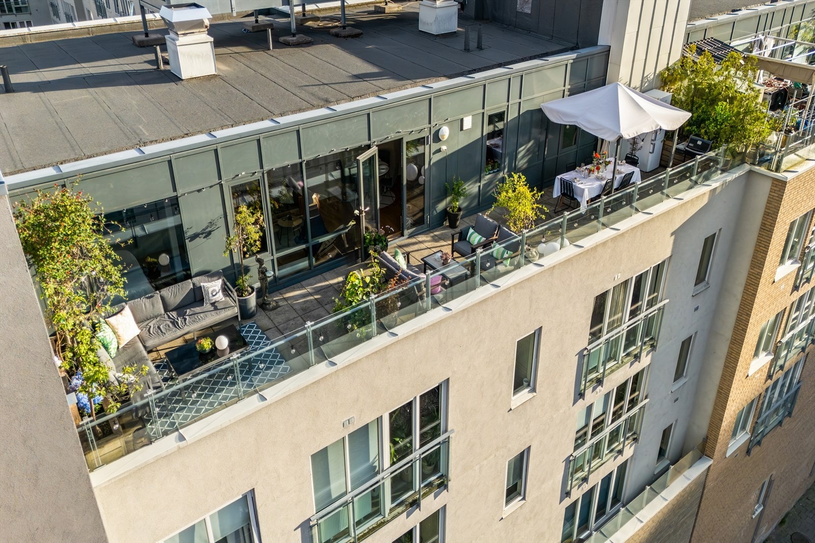 Dronebilde. Galleribilde