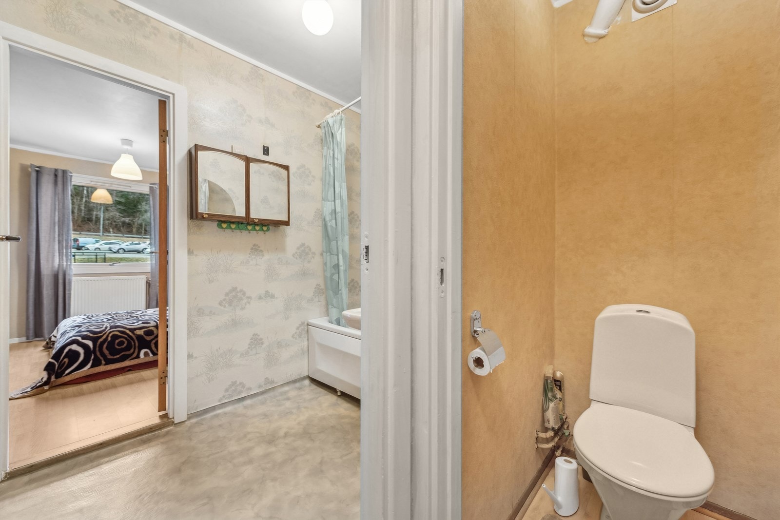 Leiligheten har et separat toalettrom. Galleribilde