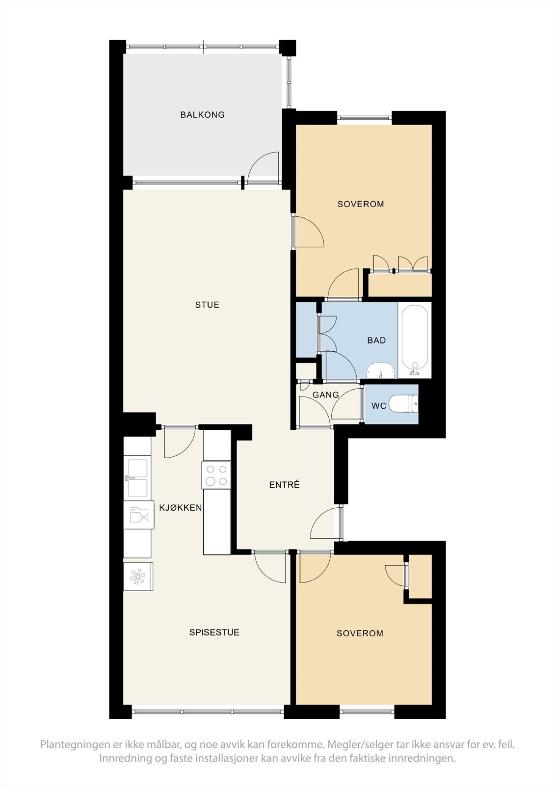 Plantegning Galleribilde